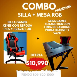 COMBO SILLA+MESA GAMER